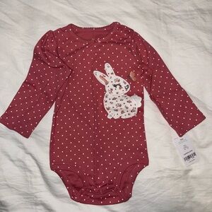 Bunny Print Kids Onesie